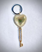 Load image into Gallery viewer, Keychain / Zipper Pull Flower Heart Creations