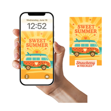 Cargar imagen en el visor de la galería, Retro Summer Cell Phone Wallpaper &amp; Lock Screens
