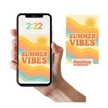 Cargar imagen en el visor de la galería, Retro Summer Cell Phone Wallpaper &amp; Lock Screens
