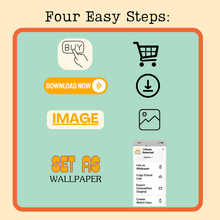 Cargar imagen en el visor de la galería, Retro Summer Cell Phone Wallpaper &amp; Lock Screens
