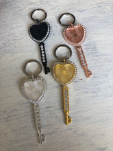 Load image into Gallery viewer, Keychain / Zipper Pull Flower Heart Creations
